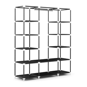 Faltschrank, schwarz