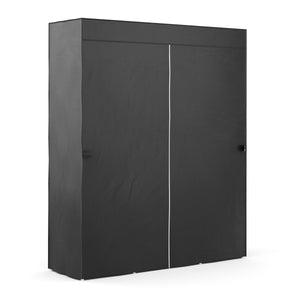Faltschrank, schwarz