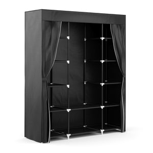 Faltschrank, schwarz
