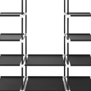 Faltschrank, schwarz