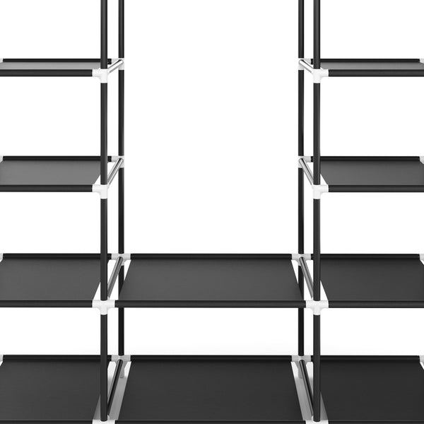 Faltschrank, schwarz