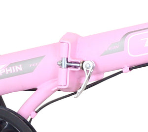 Klappvelo 20"" Pink Dolphin