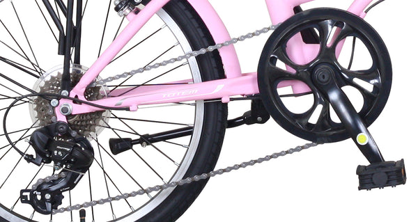 Klappvelo 20"" Pink Dolphin