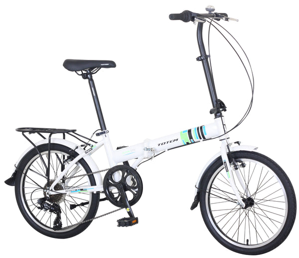 Klappvelo 20"" White Spark