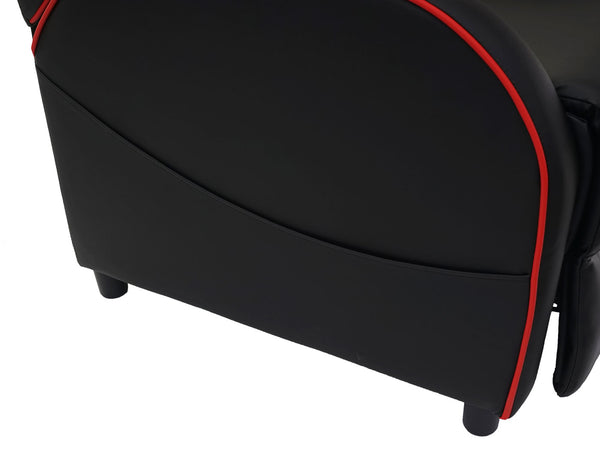 Fernsehsessel Racer Relaxsessel TV-Sessel Gaming-Sessel ~ schwarz/rot