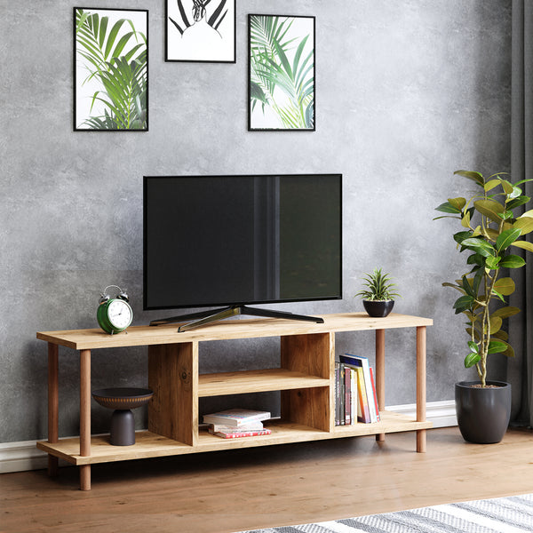 Fernsehtisch Ærøskøbing mit 2 Ablagefächern 43x120x29cm