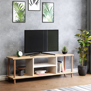 Fernsehtisch Ærøskøbing mit 2 Ablagefächern 43x120x29cm