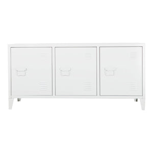 Fernsehtisch Kotka mit drei Schranktüren Stahl 58 x 113 x 40 cm