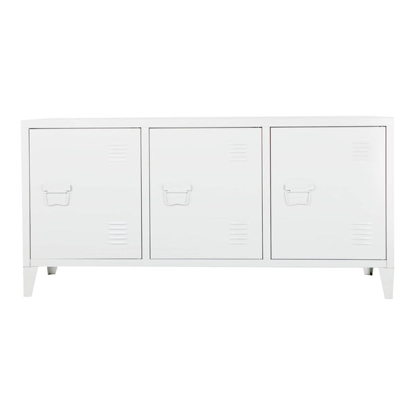 Fernsehtisch Kotka mit drei Schranktüren Stahl 58 x 113 x 40 cm