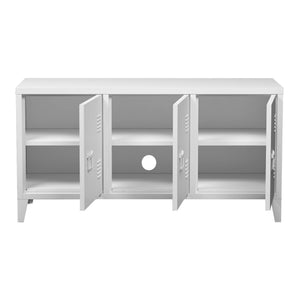 Fernsehtisch Kotka mit drei Schranktüren Stahl 58 x 113 x 40 cm