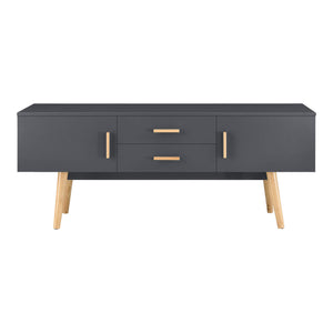 Fernsehtisch Alavus 140x40x56 cm mit 2 Schranktüren