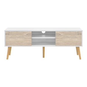Fernsehtisch Eskilstuna 120 x 29.5 x 46.5 cm mit 2 Schranktüren