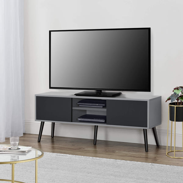 Fernsehtisch Eskilstuna 120 x 29.5 x 46.5 cm mit 2 Schranktüren