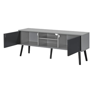 Fernsehtisch Eskilstuna 120 x 29.5 x 46.5 cm mit 2 Schranktüren