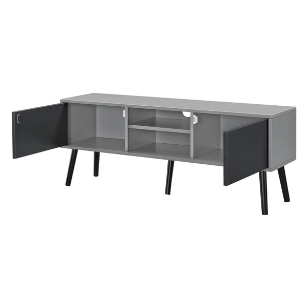 Fernsehtisch Eskilstuna 120 x 29.5 x 46.5 cm mit 2 Schranktüren