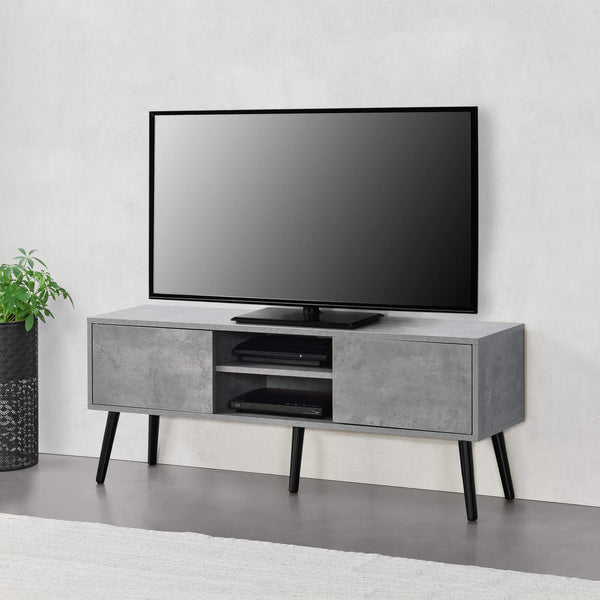 Fernsehtisch Eskilstuna 120 x 29.5 x 46.5 cm mit 2 Schranktüren