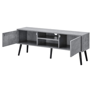 Fernsehtisch Eskilstuna 120 x 29.5 x 46.5 cm mit 2 Schranktüren