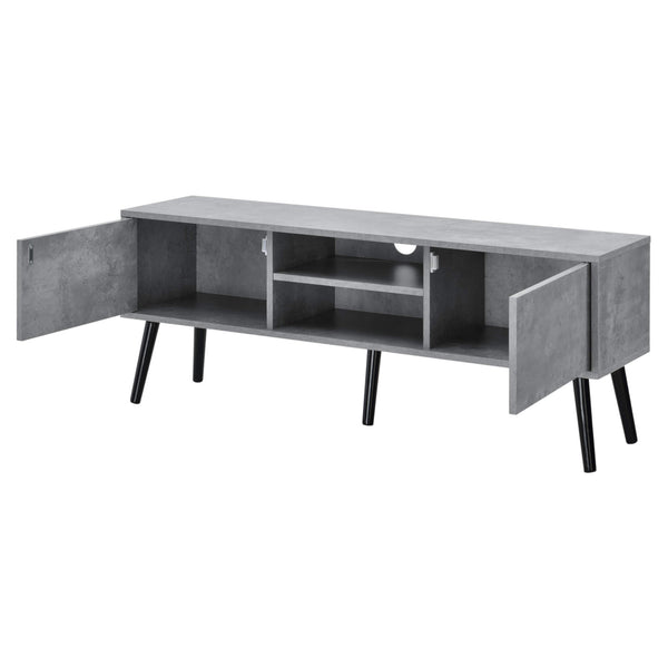 Fernsehtisch Eskilstuna 120 x 29.5 x 46.5 cm mit 2 Schranktüren