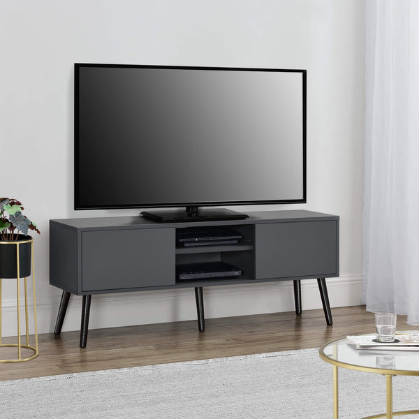 Fernsehtisch Eskilstuna 120 x 29.5 x 46.5 cm mit 2 Schranktüren