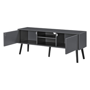 Fernsehtisch Eskilstuna 120 x 29.5 x 46.5 cm mit 2 Schranktüren
