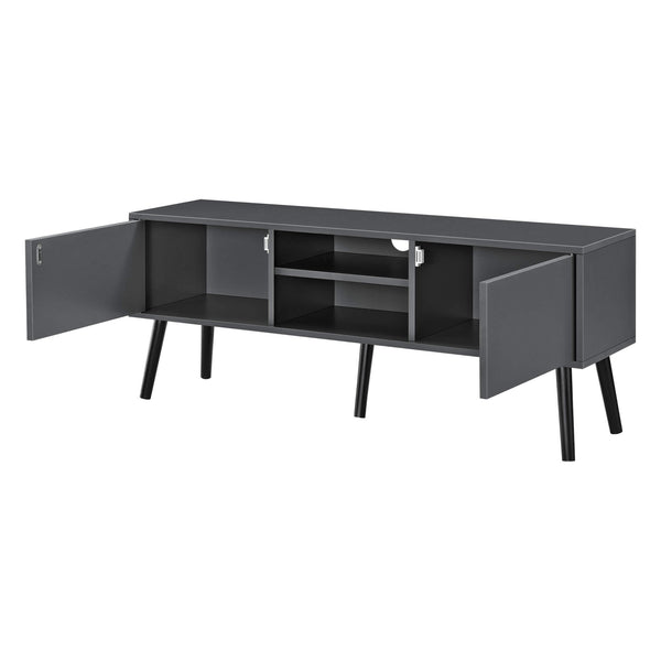 Fernsehtisch Eskilstuna 120 x 29.5 x 46.5 cm mit 2 Schranktüren