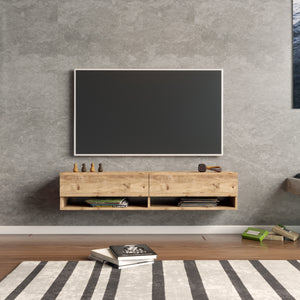 Fernsehtisch Laitila 140x31.5x29.5cm Eiche rustikal