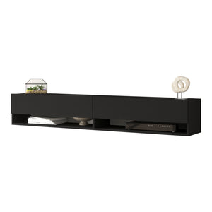 Fernsehtisch Laitila 180x31.5x29.5cm Schwarz