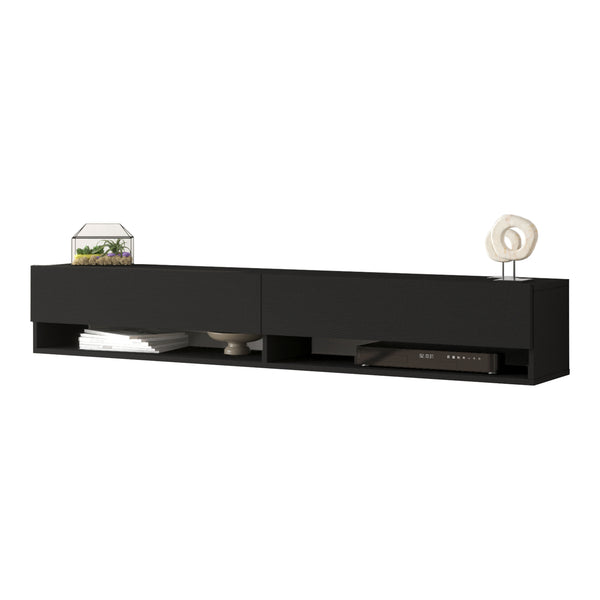 Fernsehtisch Laitila 180x31.5x29.5cm Schwarz