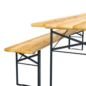 Festbank Bierzeltgarnitur 217 x 79/25 cm