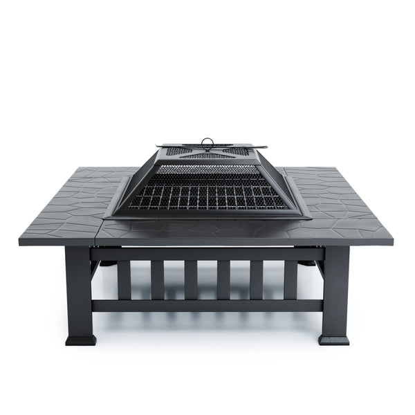 Feuerschale ERIS mit Grillrost 81 x 81 cm