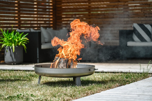 Feuerschale Edelstahl SATURN Ø 80 cm
