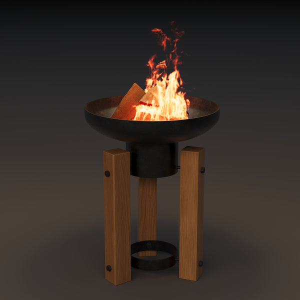 Feuerschale mit Gestell 50 x 70 cm