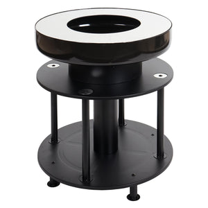 Feuerschale mit Grill JAM-K95 Feuerstelle Edelstahl Emaille Ø56cm