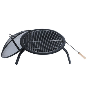 Feuerschale mit Grillrost Ø 56 cm