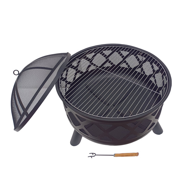 Feuerschale mit Grillrost Ø 61 cm