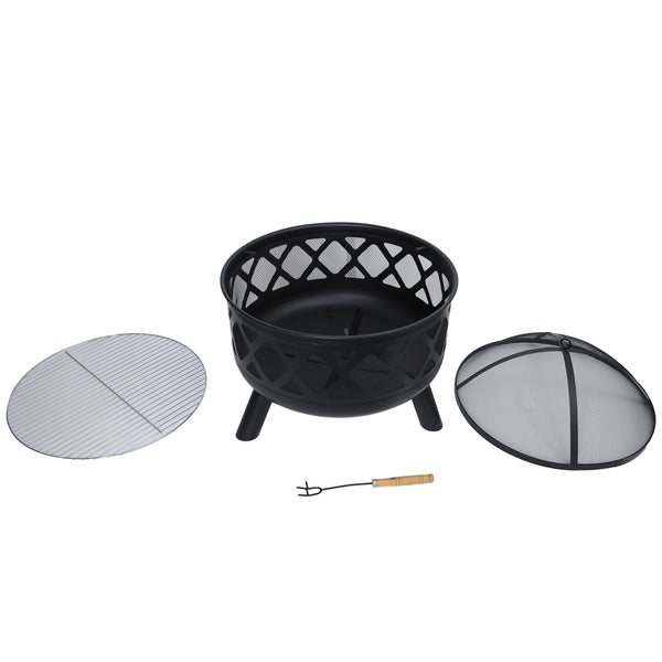 Feuerschale mit Grillrost Ø 61 cm