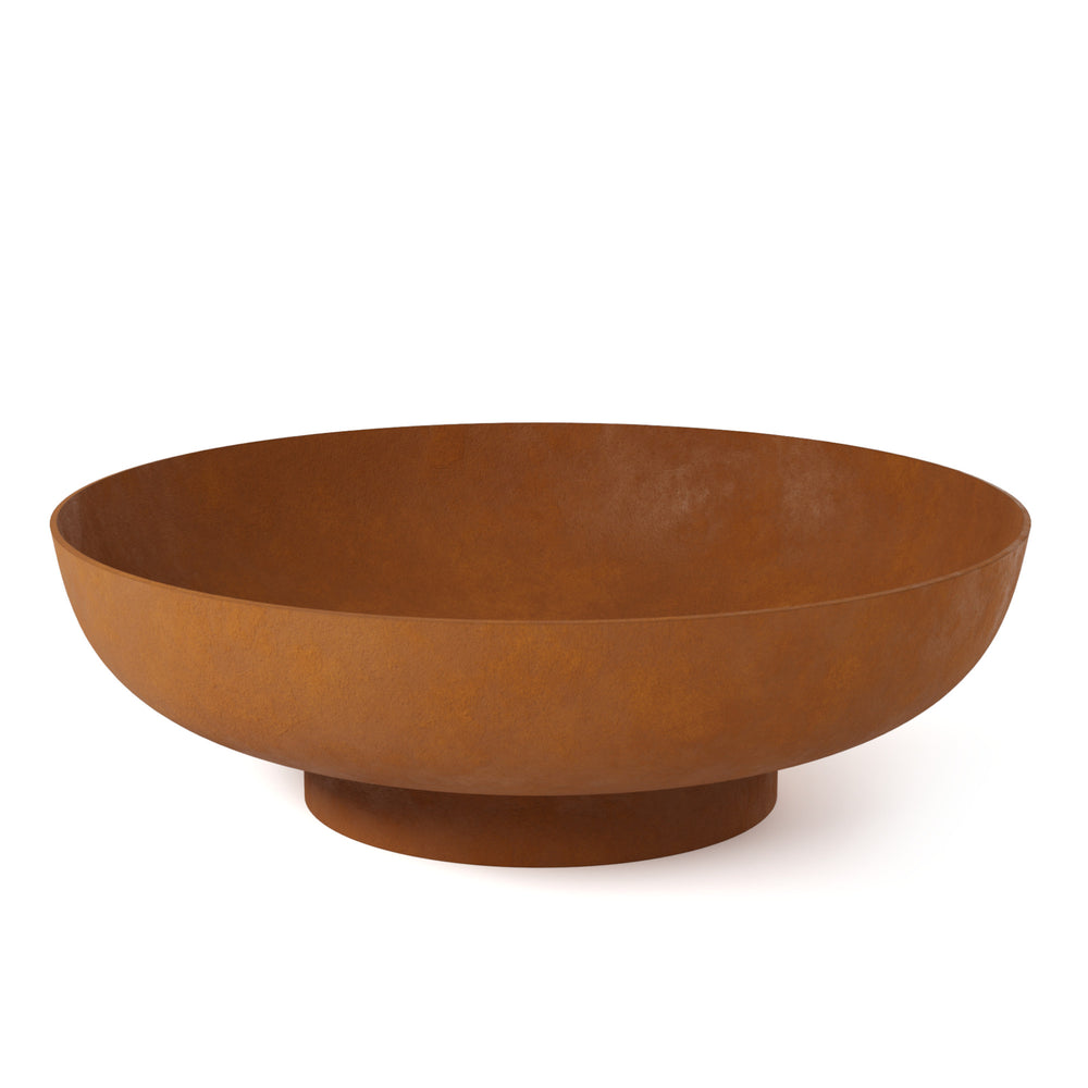 Braciere con base ad anello, diametro: 70 cm, arrugginito