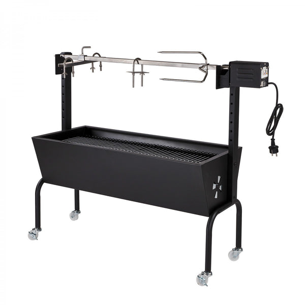 Dema - Spanferkelgrill Lammgrill Spanferkel Grill BBQ Grillwagen Spieß 85 cm m. Motor