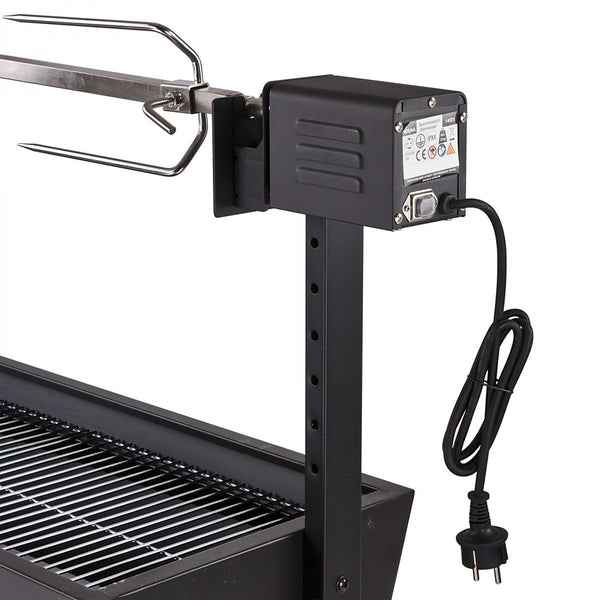 Dema - Spanferkelgrill Lammgrill Spanferkel Grill BBQ Grillwagen Spieß 85 cm m. Motor