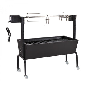Dema - Spanferkelgrill Lammgrill Spanferkel Grill BBQ Grillwagen Spieß 85 cm m. Motor