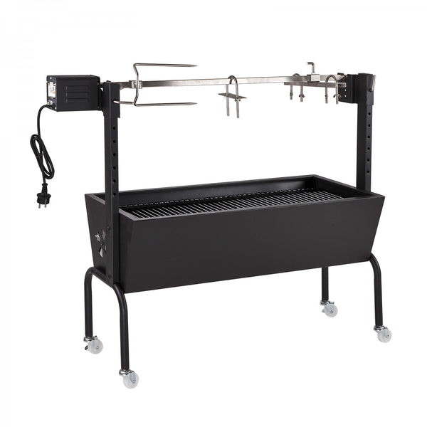 Dema - Spanferkelgrill Lammgrill Spanferkel Grill BBQ Grillwagen Spieß 85 cm m. Motor