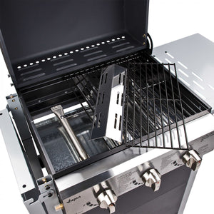 Dema - Gasgrill Gas Grill Grillwagen Barbecue BBQ 3 Flammen 8,1 kW 107x52x103 cm