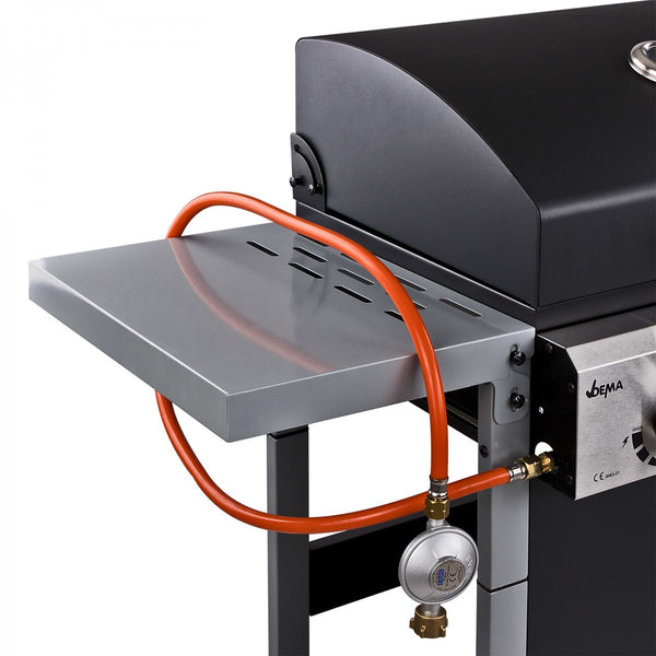 Dema - Gasgrill Gas Grill Grillwagen Barbecue BBQ 3 Flammen 8,1 kW 107x52x103 cm