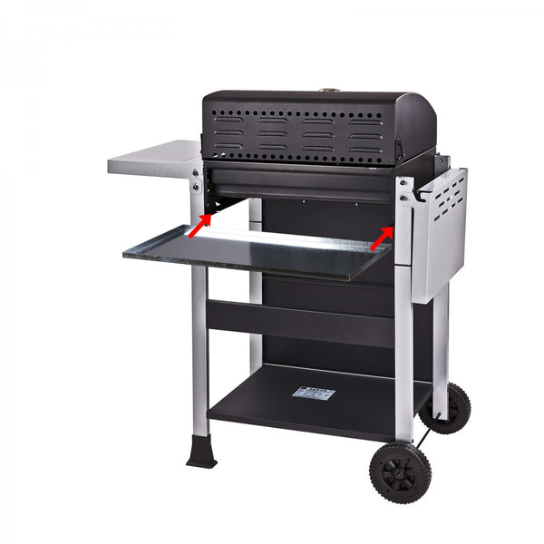 Dema - Gasgrill Gas Grill Grillwagen Barbecue BBQ 3 Flammen 8,1 kW 107x52x103 cm