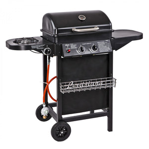 Dema - Gasgrill Gas Grill Grillwagen Barbecue BBQ 3 Flammen 8,7 kW 108x50x95 cm