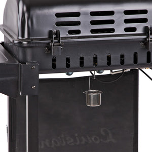 Dema - Gasgrill Gas Grill Grillwagen Barbecue BBQ 3 Flammen 8,7 kW 108x50x95 cm