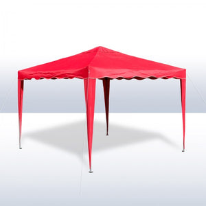 Alu/Metall Faltpavillon 3x3 Meter Rot