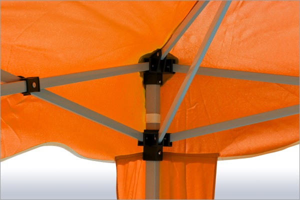 Alu/Metall Faltpavillon 3x3 Meter Orange