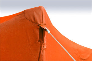 Alu/Metall Faltpavillon 3x3 Meter Orange