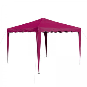 Alu/Metall Faltpavillon 3x3 Meter Bordeaux